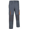 Pantalón DARKO gris cemento-gris carbón-naranja fiesta