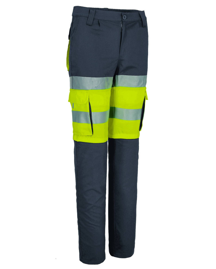 Pantalón desmontable A.V. PRODAR naranja flúor-azul marino orión