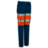 Pantalón desmontable A.V. PRODAR naranja flúor-azul marino orión