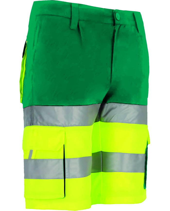 Bermuda A.V. BRANDON naranja fluor-gris carbon