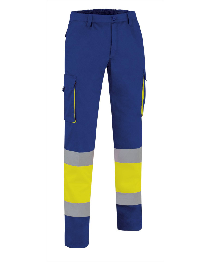 Pantalón A.V. FACTORY naranja fluor-gris carbon