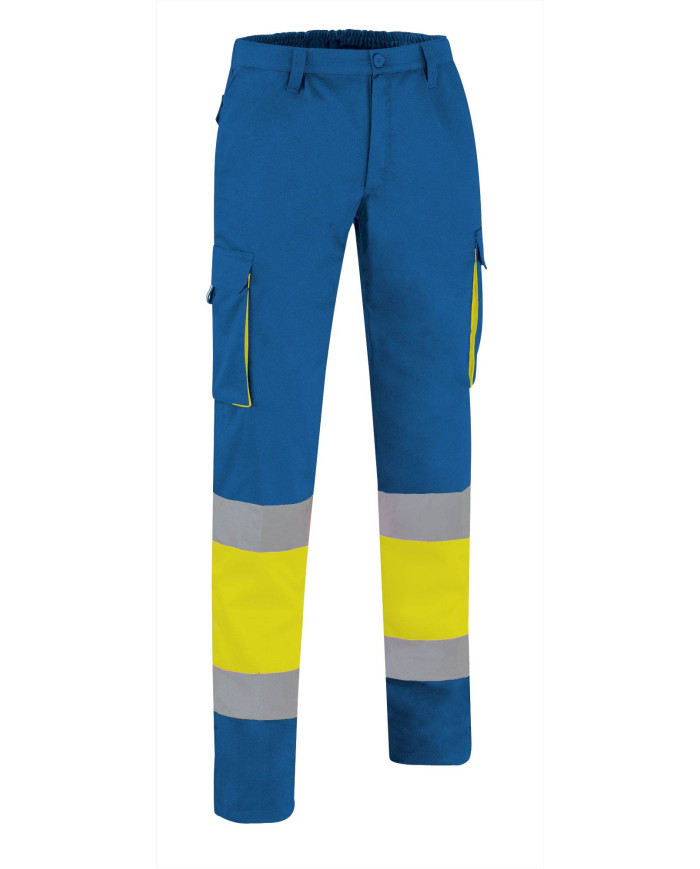 Pantalón A.V. FACTORY naranja fluor-gris carbon