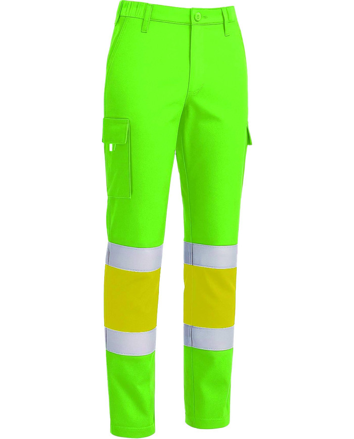 Pantalón A.V. STARLIFE naranja fluor-gris carbon