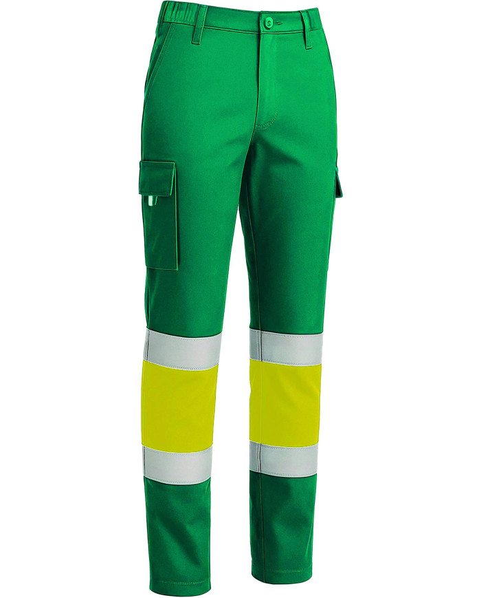 Pantalón A.V. STARLIFE naranja fluor-gris carbon