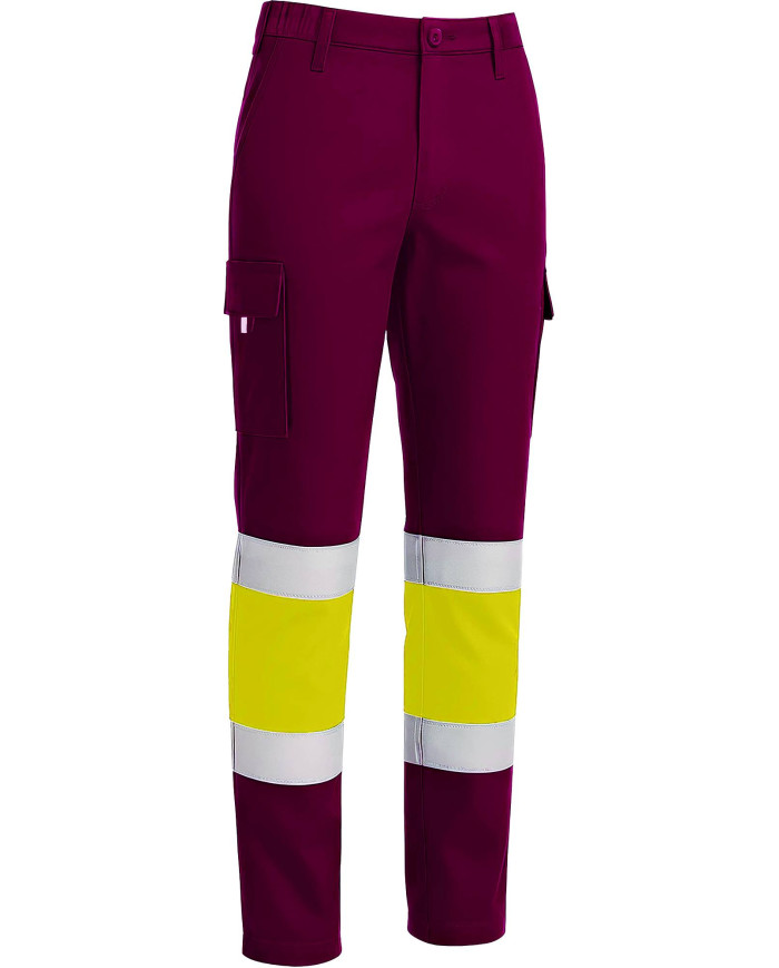 Pantalón A.V. STARLIFE naranja fluor-gris carbon