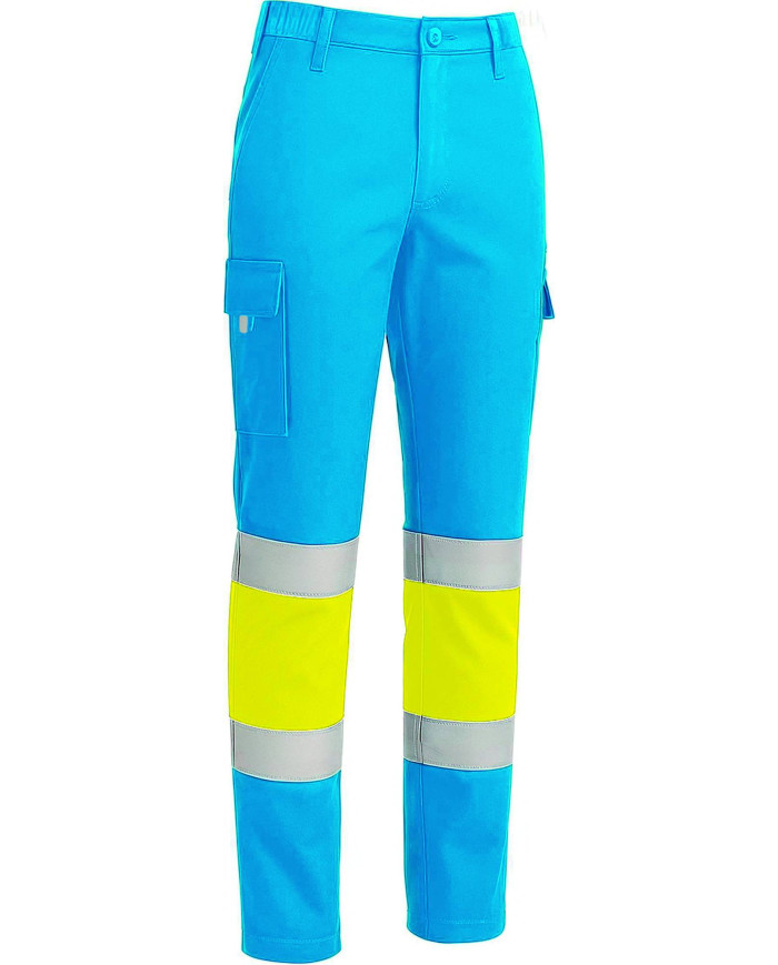 Pantalón A.V. STARLIFE naranja fluor-gris carbon