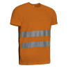 Camiseta A.V. M/C STRAHAN naranja flúor