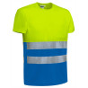 Camiseta A.V. M/C DEMOLITION naranja fluor-gris carbon