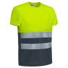 Camiseta A.V. M/C DEMOLITION naranja fluor-gris carbon