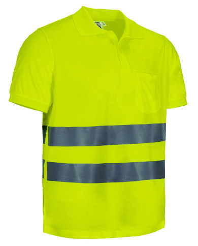Polo A.V. M/C LEXINGTON naranja flúor