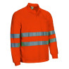 Polo A.V. M/L BUCKLAND naranja flúor