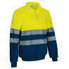 Sudadera A.V. STIRLING naranja flúor-azul marino orión