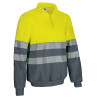 Sudadera A.V. STIRLING naranja flúor-azul marino orión