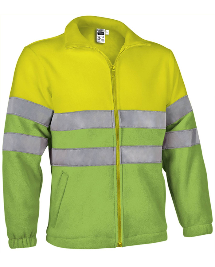 Forro polar A.V. AIRPORT naranja fluor-gris carbon