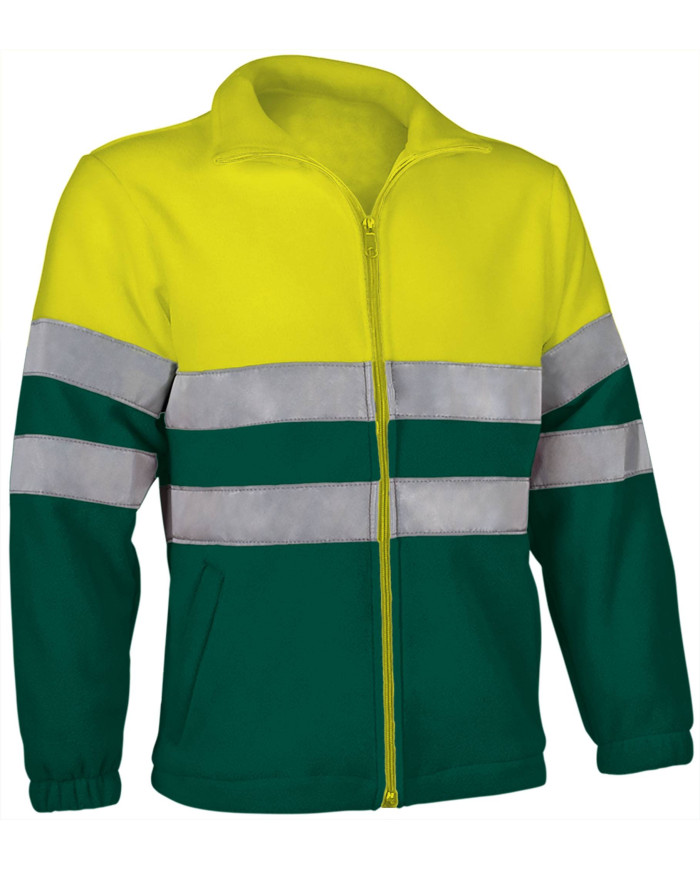 Forro polar A.V. AIRPORT naranja fluor-gris carbon