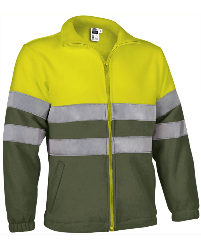 Forro polar A.V. AIRPORT naranja fluor-gris carbon