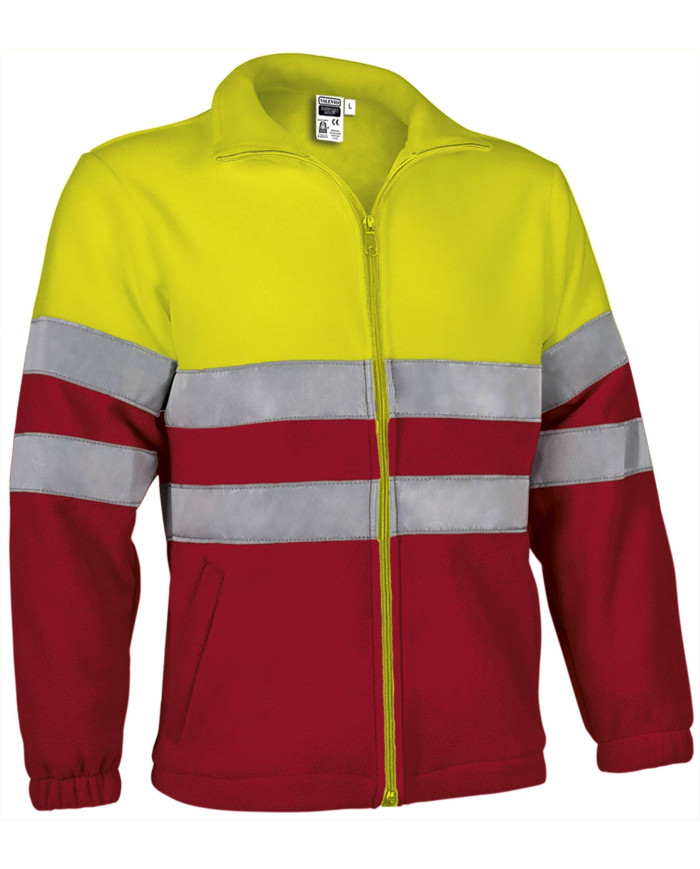 Forro polar A.V. AIRPORT naranja fluor-gris carbon