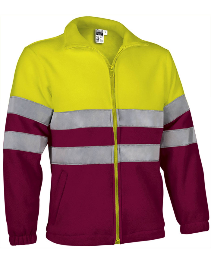 Forro polar A.V. AIRPORT naranja fluor-gris carbon