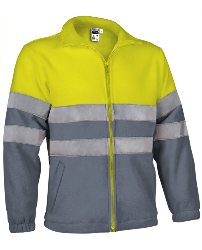 Forro polar A.V. AIRPORT naranja fluor-gris carbon