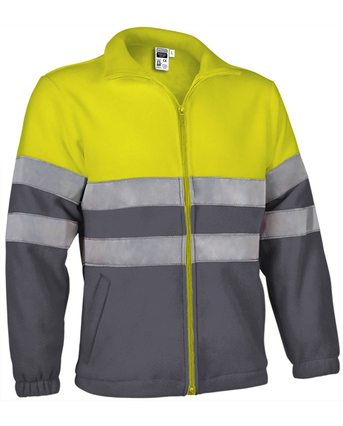 Forro polar A.V. AIRPORT naranja fluor-gris carbon