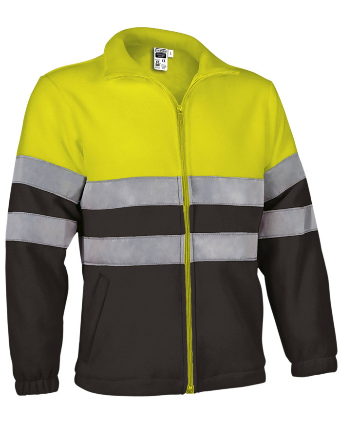 Forro polar A.V. AIRPORT naranja fluor-gris carbon