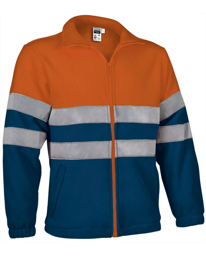 Forro polar A.V. AIRPORT naranja fluor-gris carbon