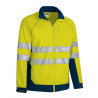Chaqueta softshell A.V. TACOMA naranja flúor-azul marino orión