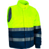 Chaqueta desmontable A.V. SEQUOIA naranja flúor-azul marino orión