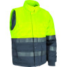 Chaqueta desmontable A.V. SEQUOIA naranja flúor-azul marino orión