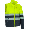 Chaqueta desmontable A.V. BRAMPTON naranja flúor-azul marino orión
