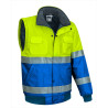 Chaqueta desmontable A.V. DONEGAL naranja fluor-gris carbon
