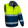 Chaqueta desmontable A.V. DONEGAL naranja fluor-gris carbon