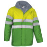 Parka A.V. TRAFFIC naranja flúor-azul marino orión