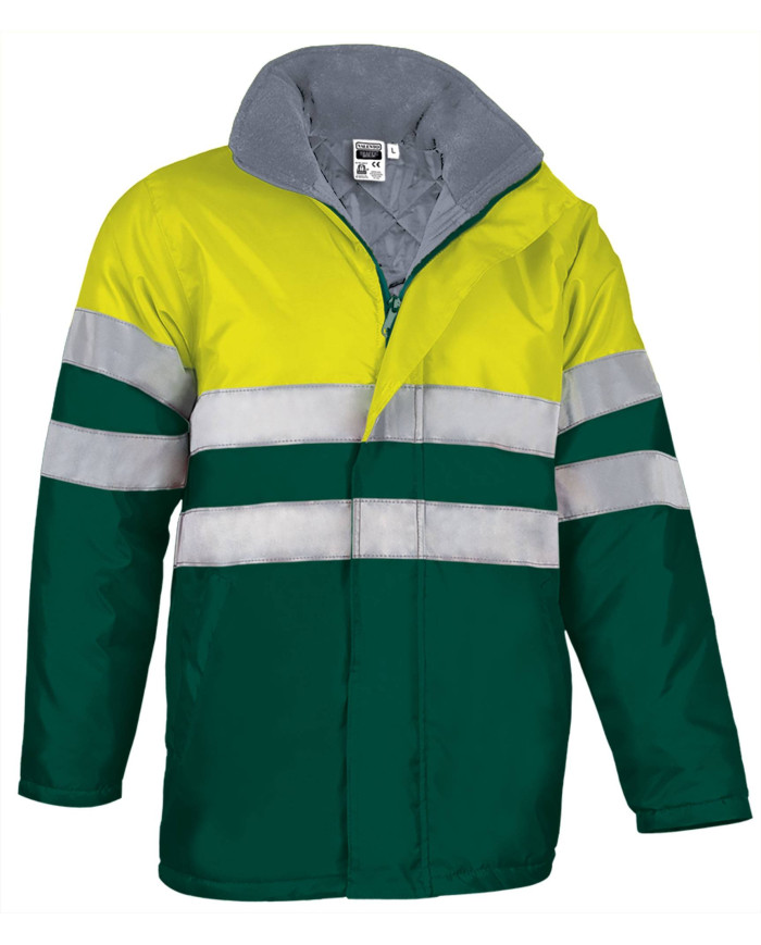 Parka A.V. TRAFFIC naranja flúor-azul marino orión