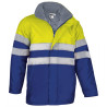 Parka A.V. TRAFFIC naranja flúor-azul marino orión