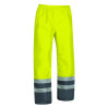 Cubre pantalón de lluvia NARVIK naranja flúor-azul marino orión