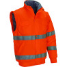 Chaqueta desmontable A.V. FLINDERS naranja flúor