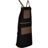 Delantal ARTISAN negro-marron chocolate