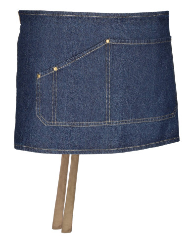 Delantal DUNTON azul denim
