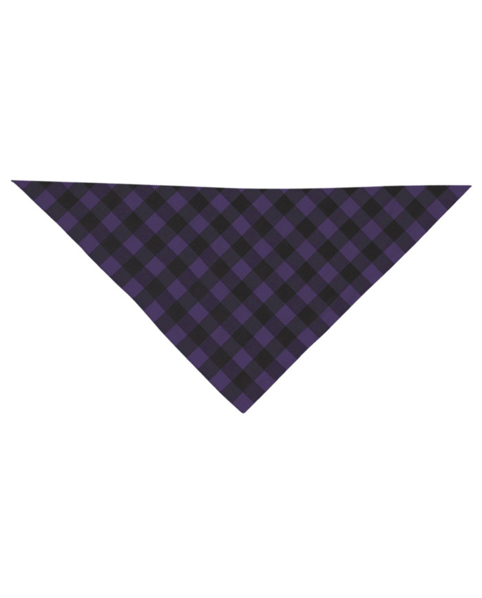 Pañuelo triangular CACHIRULO violeta uva-negro