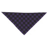 Pañuelo triangular CACHIRULO violeta uva-negro
