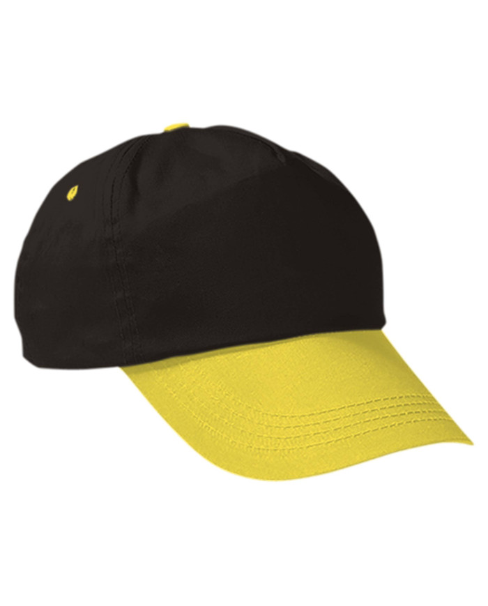 Gorra PROMOTION negro-amarillo limón