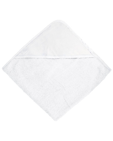Toalla bebe MAGGIE rosa pastel-blanco