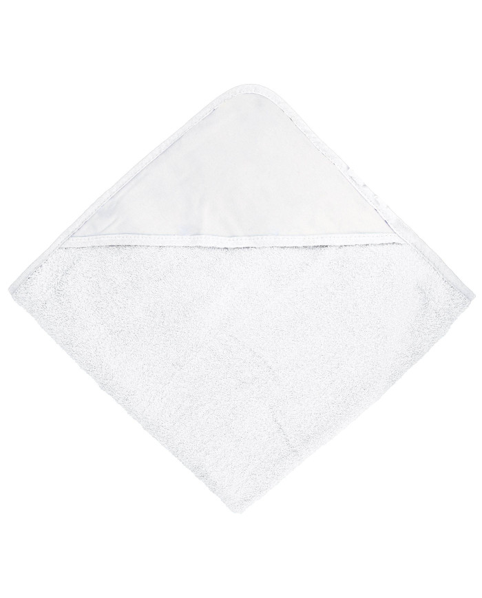 Toalla bebe MAGGIE rosa pastel-blanco