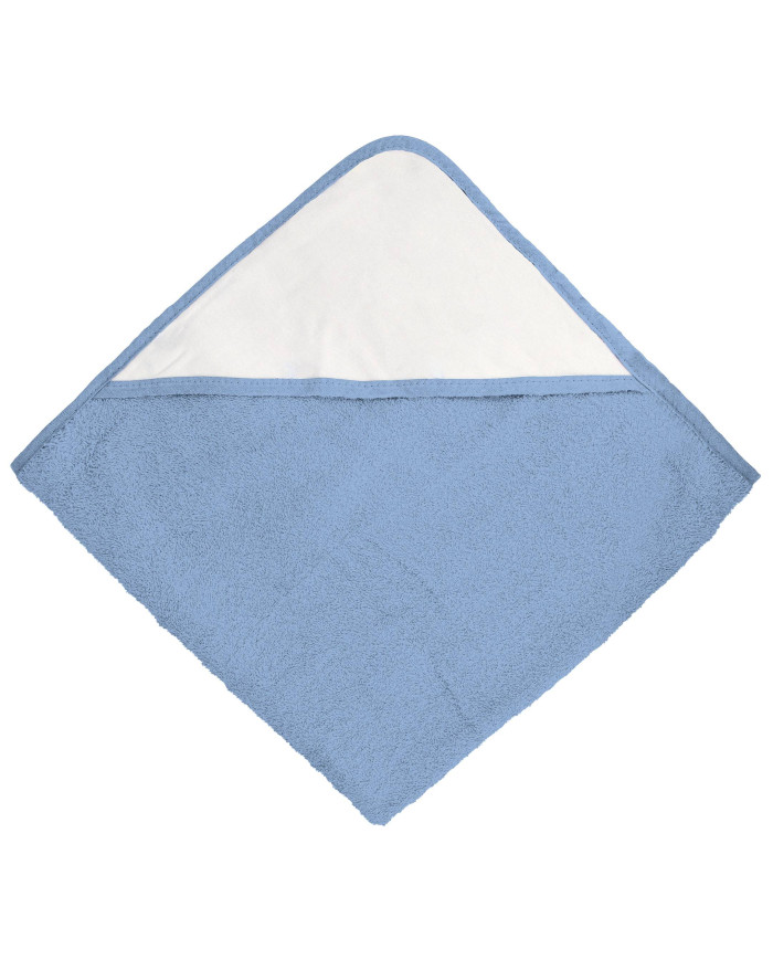 Toalla bebe MAGGIE rosa pastel-blanco