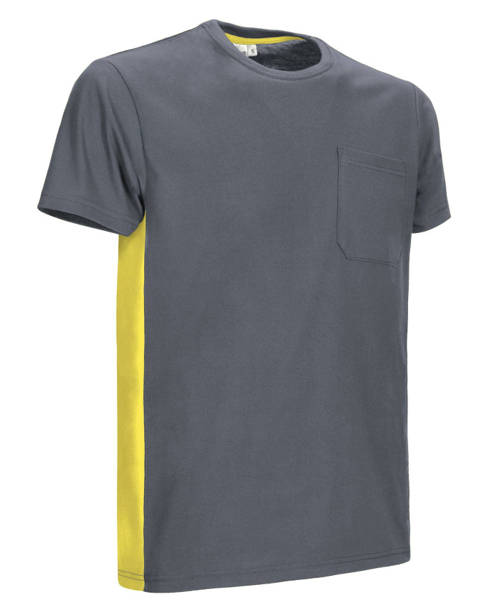 Camiseta THUNDER negro-gris cemento