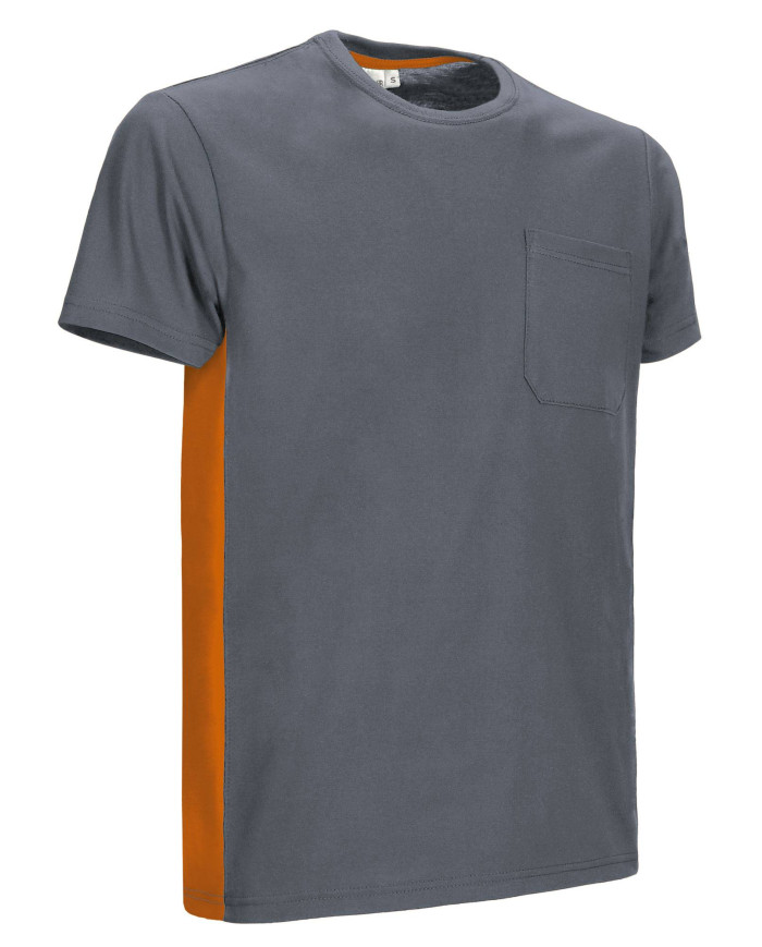 Camiseta THUNDER negro-gris cemento