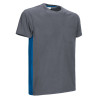 Camiseta THUNDER negro-gris cemento