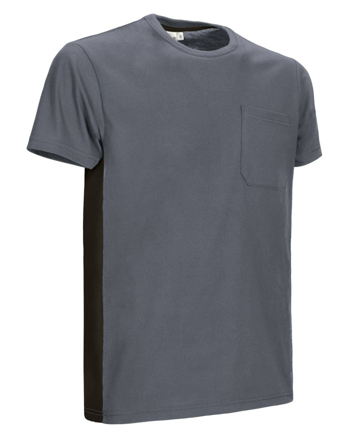 Camiseta THUNDER negro-gris cemento