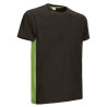 Camiseta THUNDER negro-gris cemento